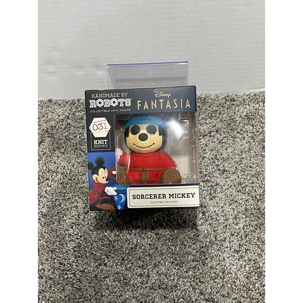 Vinyl Figure Handmade by Robots Unisex Red New Fantasia Sorcerer Mickey 031 OS